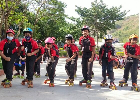 Skating for students at Vignan Visakhapatnam