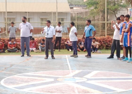 Basketball friendly match with Oakridge School