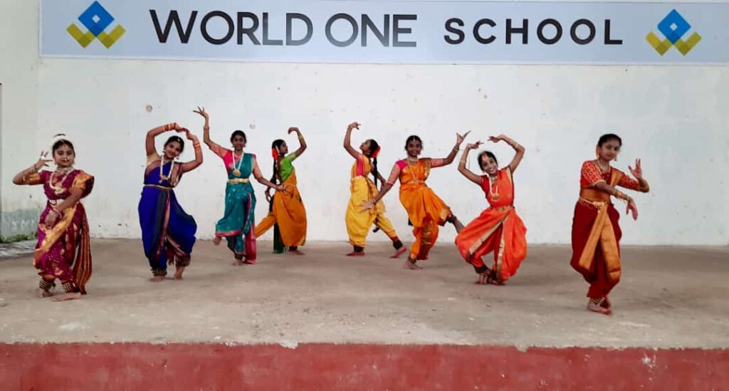 Guru Purnima celebrations at World One School, Vizag