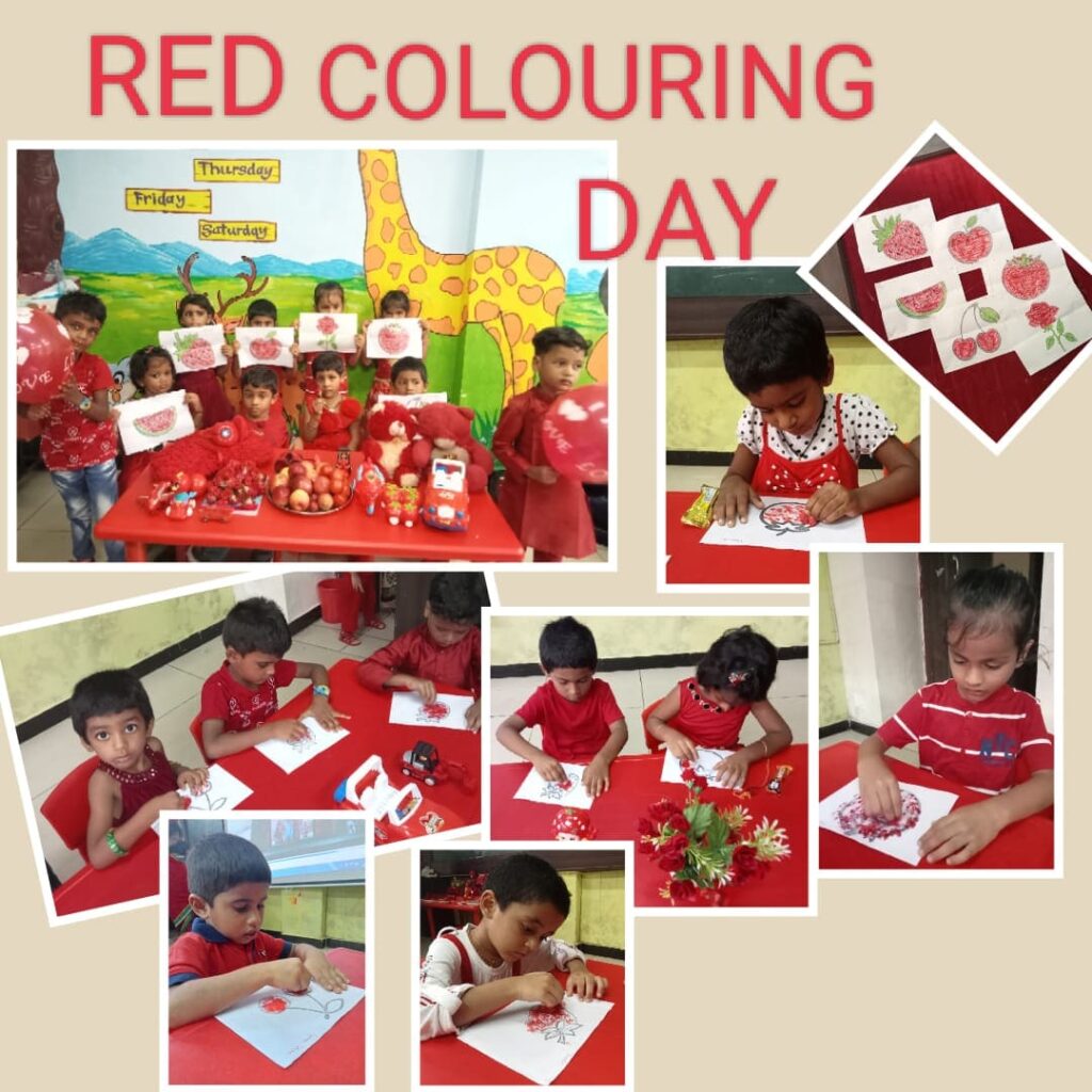 Red Coloring Day Celebrations 8