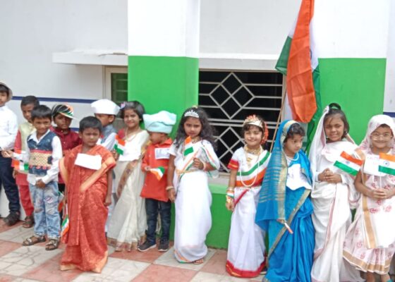 Fancy dress contest on Independence Day